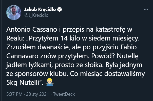 POWÓD niepowodzenia Cassano w Realu Madryt! :D